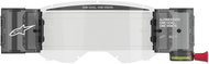ALPINESTARS ROLL-OFF WIDE VISION set for VISION 8/5/3 goggles, clear plexiglass, pins for removable  - Motorcycle Goggle Accessories