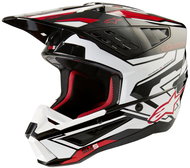 ALPINESTARS Helmet S-M5 ACTION 2, 2025, black/white/fluo red, size 2025 XS - Motorbike Helmet