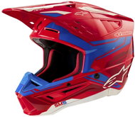 ALPINESTARS Helmet S-M5 ACTION 2, 2025, red fluo/blue - Motorbike Helmet