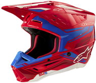 ALPINESTARS Helmet S-M5 ACTION 2, 2025, red fluo/blue, size 2025. XS - Motorbike Helmet