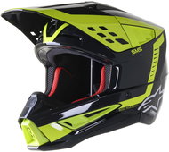ALPINESTARS Helmet S-M5 BEAM, 2023, black anthracite/yellow fluo gloss, size 2XL - Motorbike Helmet