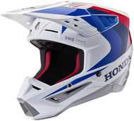 ALPINESTARS Helmet S-M5 HONDA collection, 2025, white/blue/red, size 2XL - Motorbike Helmet