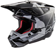 ALPINESTARS Helmet S-M5 ROVER 2, 2025, black/silver, size 2025. M - Motorbike Helmet