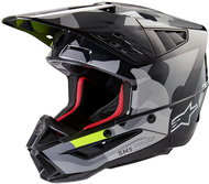 ALPINESTARS Helmet S-M5 ROVER 2, 2025, dark grey/yellow fluo, size 2025, w. S - Motorbike Helmet