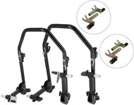 SEFIS D20U sklopný pojízdný moto stojan přední a zadní set - 2v1 / 2v1 - Motorbike Stand