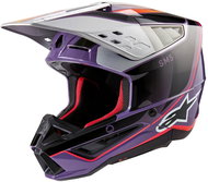 ALPINESTARS Helmet S-M5 SAIL, 2025, purple/black/silver, size 2025, w/camouflage. XL - Motorbike Helmet