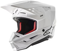 ALPINESTARS helmet S-M5 SOLID, 2025, white - Motorbike Helmet