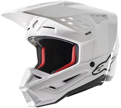 ALPINESTARS přilba S-M5 SOLID, 2025, bílá, vel. M - Helma na motorku - Hlavní obrázek