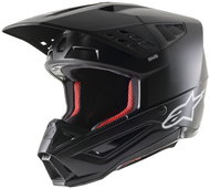 ALPINESTARS Helmet S-M5 SOLID, 2025, black matt, size 2025, size 2025 S - Motorbike Helmet