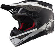 ALPINESTARS Helmet SUPERTECH S-M10 AMPRESS, 2025, black matt/white, size 2025 XL - Motorbike Helmet
