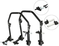 SEFIS D20U sklopný pojízdný moto stojan přední a zadní set - vidle / packy - Motorbike Stand