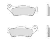 BREMBO Brake pads 07BB04LA LA - Motorbike Brake Pads