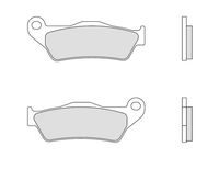 BREMBO Brzdové destičky 07BB04TT TT - Brzdové destičky na motorku