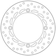 BREMBO Brake disc 68B407A5 fix - Brake Disc