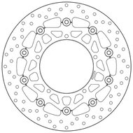BREMBO Brake disc 78B40871 floating - Brake Disc