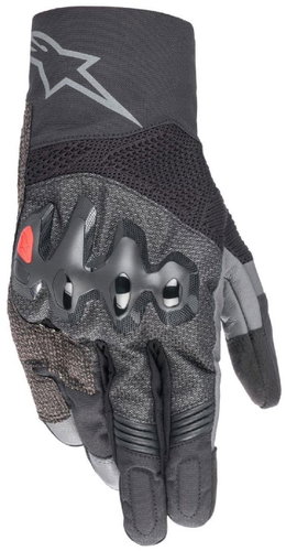ALPINESTARS AMT-10 AIR HDRY gloves, black/dark grey, 2025, size 2025, size 5.5 mm, with a heel. L - Motorcycle Gloves - Main image