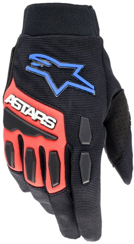 ALPINESTARS FULL BORE XT gloves, black/red/blue/white, 2025, size 2XL - Motorcycle Gloves - Main image