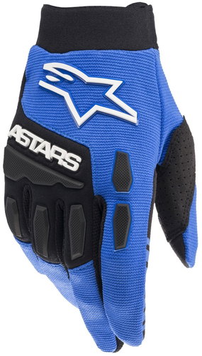 ALPINESTARS rukavice FULL BORE, modré/černé, 2025, vel. S - Rukavice na motorku - Hlavní obrázek