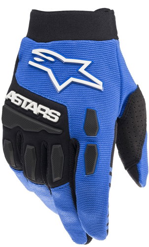ALPINESTARS rukavice FULL BORE, dětské, modré/černé, 2025, vel. L - Rukavice na motorku - Main image