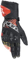 ALPINESTARS GP TECH 2 gloves, black/white/fluo red, 2025, size 2025, w/w L - Motorcycle Gloves
