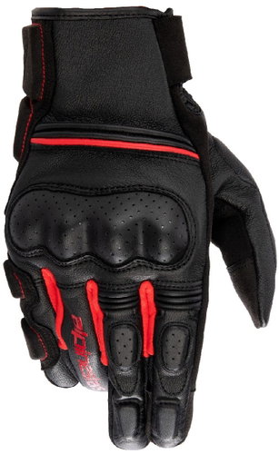 ALPINESTARS rukavice PHENOM, černé/červené, 2025, vel. S - Motorcycle Gloves - Main image