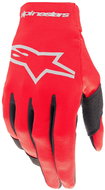 ALPINESTARS rukavice RADAR, červené/stříbrná, 2025, vel. M - Rukavice na motorku