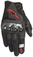 ALPINESTARS SMX-1 AIR 2 gloves, black/fluo red, 2025, size 2025, size 5.5 mm, with a heel. M - Motorcycle Gloves