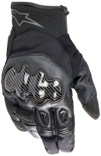 ALPINESTARS SMX-1 DRYSTAR gloves, black/black, 2025, size 2025, size 5.5 mm, with a heel. M - Motorcycle Gloves - Main image