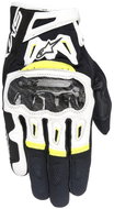ALPINESTARS rukavice SMX-2 AIR CARBON, černé/bílé/žluté fluo, 2025, vel. 3XL - Motorcycle Gloves