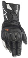 ALPINESTARS Gloves SP-2, black/white, 2025, size 2025, size 4.5 mm, with a heel. XL - Motorcycle Gloves