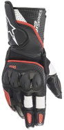 ALPINESTARS Gloves SP-2, black/white/red, 2025, size 2025, size 4.5 mm, with a heel. XL - Motorcycle Gloves