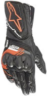 ALPINESTARS Gloves SP-8, black/fluo red, 2025, size 2025, size 5.5 mm, with a heel. M - Motorcycle Gloves