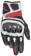 ALPINESTARS Gloves SP X AIR CARBON 2, black/white/fluo red, 2025, size 2025, size 4.5 mm, with a hee - Motorcycle Gloves