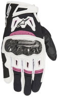 ALPINESTARS STELLA SMX-2 AIR CARBON gloves, ladies, black/white/purple, 2025, size 5.5 mm, w/o L - Motorcycle Gloves