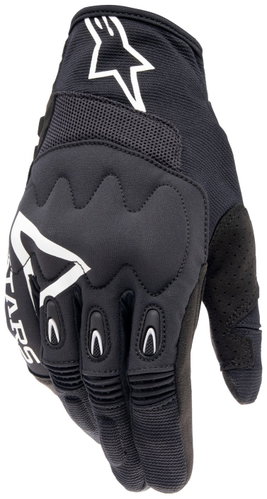 ALPINESTARS TECHDURA gloves, black/white, 2025, size 2025. XL - Motorcycle Gloves - Main image