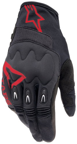 ALPINESTARS rukavice TECHDURA, černé/červené, 2025, vel. S - Motorcycle Gloves - Main image