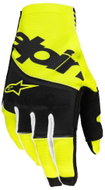 ALPINESTARS TECHSTAR gloves, black/yellow fluo, 2025, size 2025. S - Motorcycle Gloves