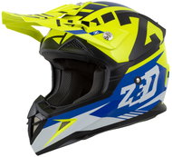 ZED X1.9 TARGA 2025, yellow fluo/blue/black/white, size 4.5 mm, w/r. L - Motorbike Helmet