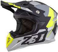 ZED X1.9 TENDO 2025, matt black/dark grey/light grey/fluo yellow, size 4.5 mm, w/r. L - Motorbike Helmet