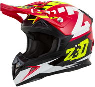 ZED X1.9D TARGA, dětská 2025, červená/žlutá fluo/černá/bílá - Helma na motorku