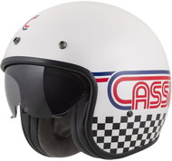 CASSIDA Helmet Oxygen 20 Rondo 2025, white pearl/red/blue/black, size 2025, with a helmet. XL - Motorbike Helmet
