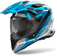 AIROH přilba COMMANDER 2 Mavick 2025, lesklá modrá, vel. XL - Motorbike Helmet