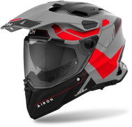 AIROH Helmet COMMANDER 2 Reveal 2025, matt red fluo, size 3XL - Motorbike Helmet