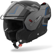 AIROH Helmet MATHISSE 2 Genius 2025, blue matt, size 3XL - Motorbike Helmet