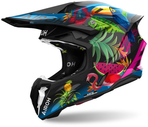 AIROH Helmet TWIST 3 Amazonia 2025, glossy, size 2XL - Motorbike Helmet - Main image