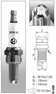 BRISK spark plug AOR12LGS PREMIUM series LGS RACING - Spark Plug