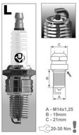 BRISK spark plug L14C Super series - Spark Plug