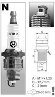 BRISK spark plug N15YC Super series - Spark Plug