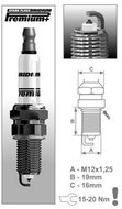 BRISK spark plug P10 Premium Iridium+ series - Spark Plug