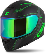 CASSIDA Helmet Integral GT 2.1 Flash 2026, black matt/fluo green, size 3XL - Motorbike Helmet